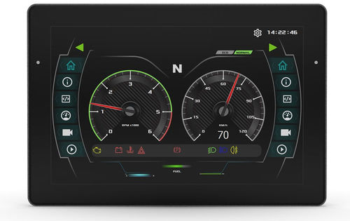 Terminal HMI à écran tactile capacitif - OPUS B6e - Topcon Electronics GmbH & Co. KG - encastrable / embarqué / 1280 x 800