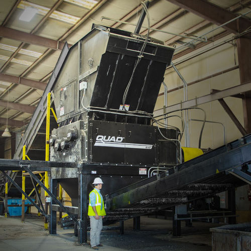 Déchiqueteur primaire - Quad® Q145 series - SSI Shredding Systems, Inc. - à 4 arbres / de déchets solides et en vrac / à couple élevé