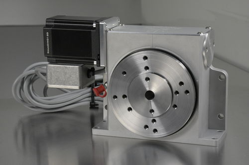 Table rotative entraînée par moteur - RounDINO 120 - CNC-STEP GmbH & Co. KG - horizontale / verticale / pour fraisage