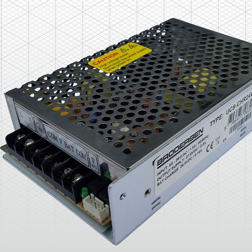 Alimentation électrique sur rail DIN - UCS-CHR series - Brodersen Systems - DC/DC / AC/DC / à deux sorties