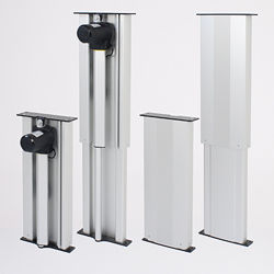 Colonne de levage télescopique - MAC 210 series - Movetec A/S - à 2 étages / 24 V / 12 V