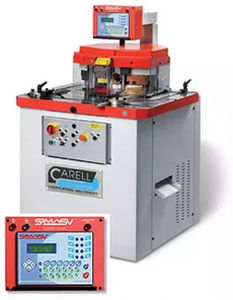 Encocheuse à angle variable - AV226/PA - Carell Corporation - hydraulique / CNC