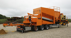 Centrale à béton mobile - TS1800 - fibo intercon - compacte / horizontale