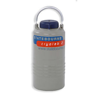 Dewar de laboratoire - Cryolab 2 - Statebourne Cryogenics Ltd. - pour azote liquide / de stockage / aluminium