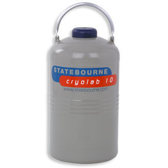 Dewar de laboratoire - Cryolab 10 - Statebourne Cryogenics Ltd. - pour azote liquide / de stockage / aluminium