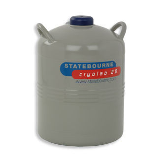 Dewar de laboratoire - Cryolab 20 - Statebourne Cryogenics Ltd. - pour azote liquide / de stockage / aluminium