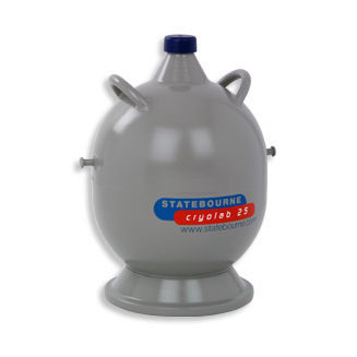 Dewar de laboratoire - Cryolab 25 - Statebourne Cryogenics Ltd. - pour azote liquide / de stockage / aluminium