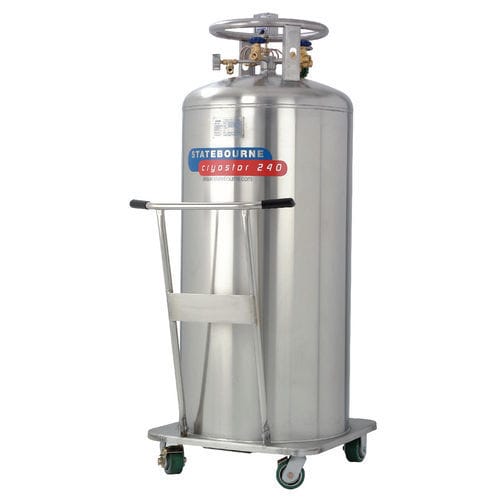 Dewar de laboratoire - Cryostor 240 - Statebourne Cryogenics Ltd. - pour azote liquide / de stockage / en acier inoxydable