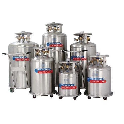 Dewar de laboratoire - Cryostor 400 - Statebourne Cryogenics Ltd. - pour azote liquide / de stockage / en acier inoxydable