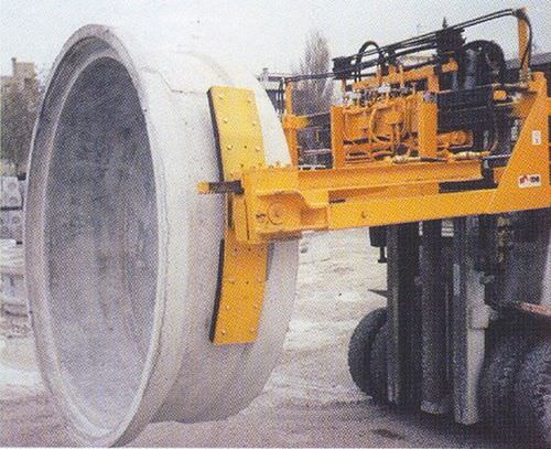 Pince hydraulique pour chariot élévateur - PIST-R - mdbsrl - pour retournement / de tuyaux