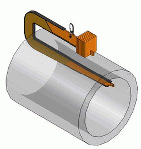 Crochet de levage - FC series - mdbsrl - type C / pour bobines / pour fortes charges