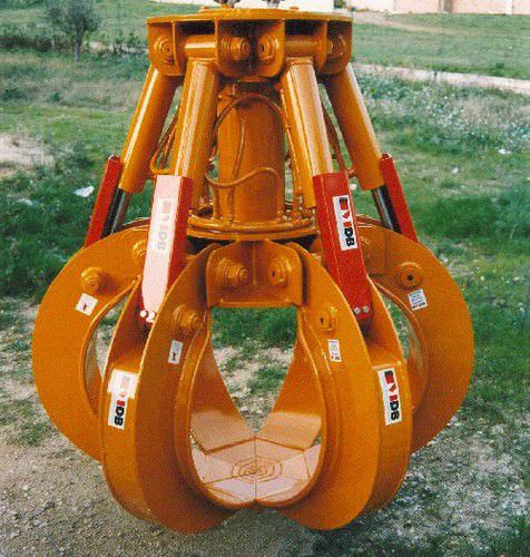 Grappin orange peel - BPR/A - mdbsrl - hydraulique / à ferraille / à 6 dents