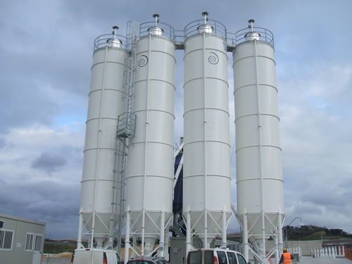 Silo soudé - EUROMECC - de ciment / pour l'industrie