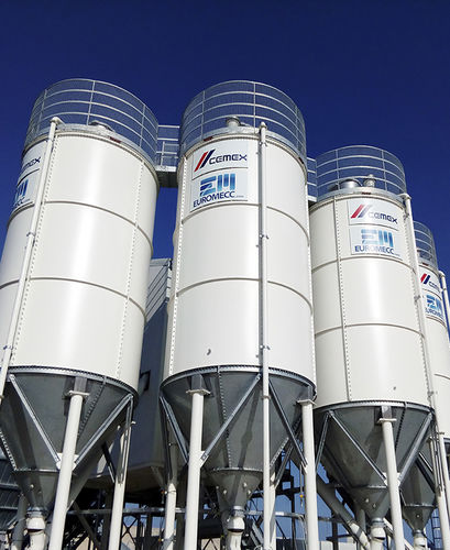 Silo boulonné - EUROMECC - de ciment / pour l'industrie