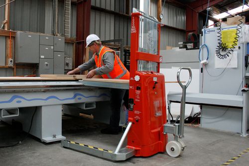 Gerbeur semi-électrique - Quikstak® - Simpro Handling Equipment - à conducteur accompagnant
