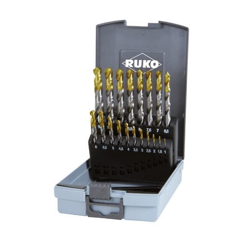 Jeu de forets pour métaux non ferreux - 2501214TRO - RUKO GmbH Präzisionswerkzeuge - pour acier / pour acier inoxydable / pour laiton