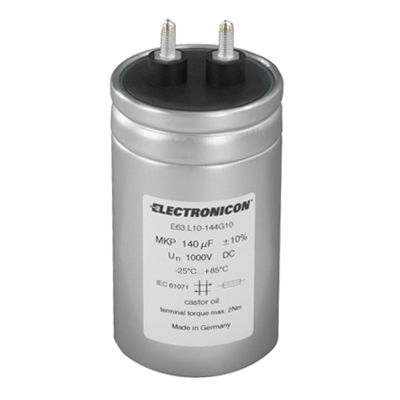 Condensateur à film - E63 - ELECTRONICON Kondensatoren - cylindrique / à bain d'huile / DC
