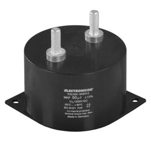 Condensateur à film - E53/E55 - ELECTRONICON Kondensatoren - cylindrique / à visser / à faible inductance