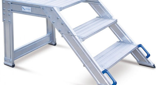 Escabeau à roues - 10403 series - European Special Ladders, S.A. (ESLA) - portable / fixe / en aluminium