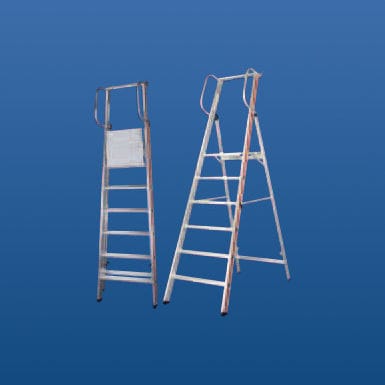 Escabeau portable - 8080 series - European Special Ladders, S.A. (ESLA) - en aluminium