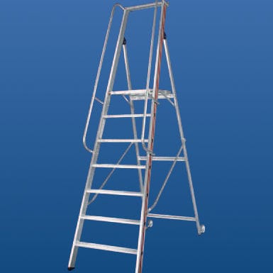 Escabeau portable - 8081 series - European Special Ladders, S.A. (ESLA) - en aluminium
