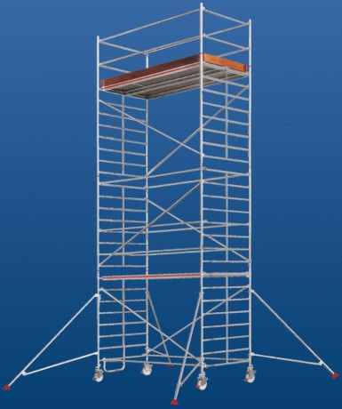 Tour d'échafaudage mobile - 6373 series - European Special Ladders, S.A. (ESLA) - de façade / modulaire