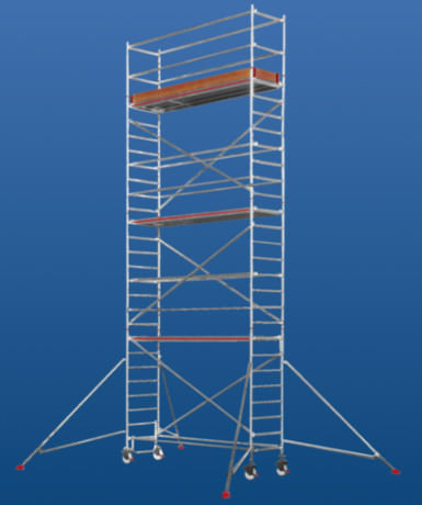 Tour d'échafaudage mobile - 6371 series - European Special Ladders, S.A. (ESLA) - de façade / modulaire