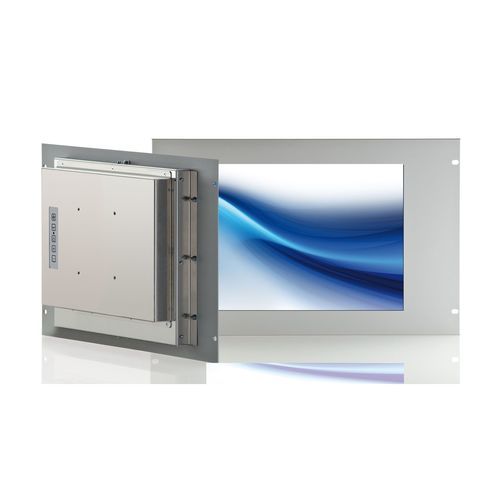 Moniteur tactile - R-IPC 17/8 - SR SYSTEM-ELEKTRONIK GmbH - 17" / 1280 x 1024 / sur rack 19"