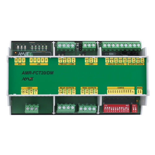 PLC pour applications HVAC - AMR-FCT20 - AMiT, spol. s r.o. - sur rail DIN / avec E/S intégrée / sorties analogiques