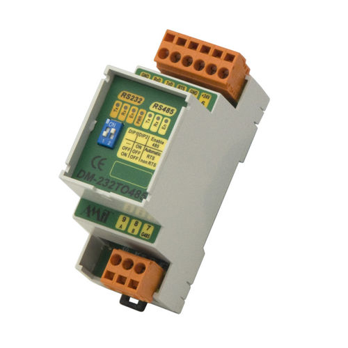 Convertisseur de communication - DM-232TO485 - AMiT, spol. s r.o. - RS-232 / RS-485 / sur rail DIN