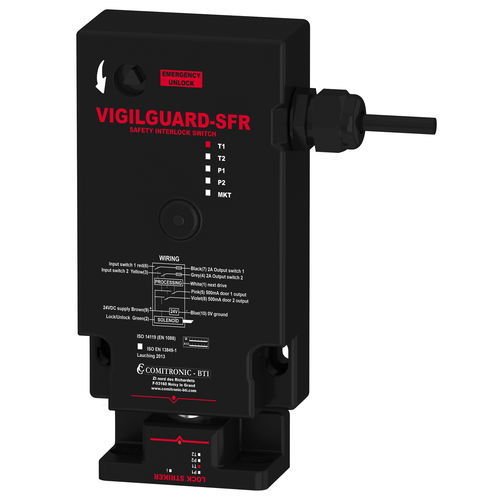 Dispositif de verrouillage de sécurité pour porte - VIGILGUARD-SFR - COMITRONIC - BTI