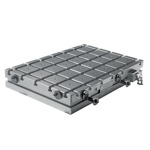 plateau magnétique avec des rainures en T - Assfalg GmbH