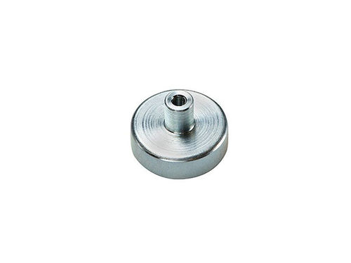 Aimant de maintien plat - 500 Fe / 500 Co / 500 Nd - Assfalg GmbH - en néodyme / en SmCo / avec douille taraudée