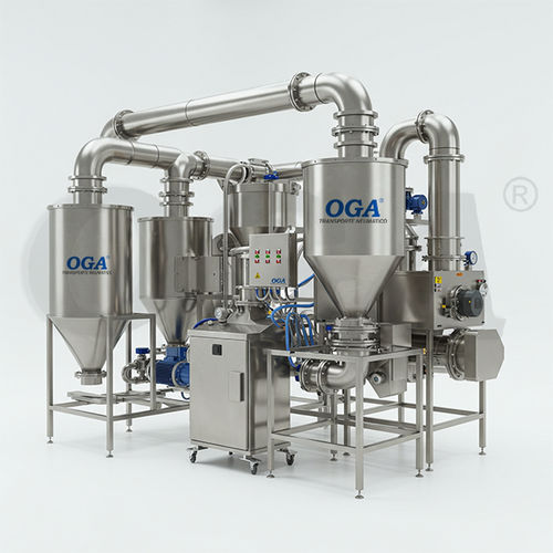 Système de transport pneumatique d'alimentation - OGA SISTEMVAC - pour doseur
