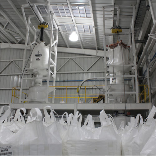 Système de déchargement pour big bag - OGA SISTEMVAC - pour transport pneumatique