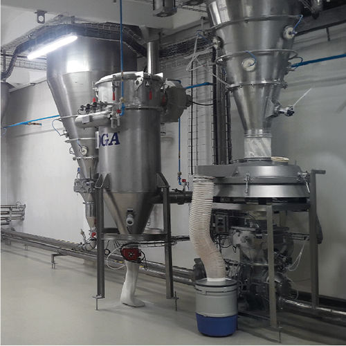 Système de transport pneumatique - OGA SISTEMVAC - pour l'industrie agroalimentaire / pour l'industrie pharmaceutique / pour produits pulvérulents