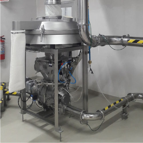 Système de transport pneumatique continu - OGA SISTEMVAC - pour granules / pour produits chimiques / de poudre