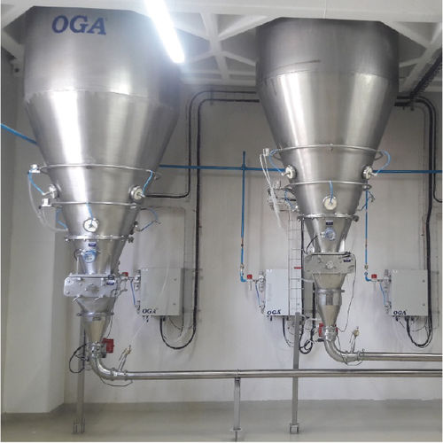 Cuve pour produits chimiques - OGA SISTEMVAC - pour l'industrie pharmaceutique / pour l'industrie agroalimentaire / pour poudre