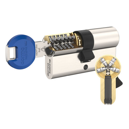 Serrure à clé - expert plus - dormakaba - à came / pour porte / en acier