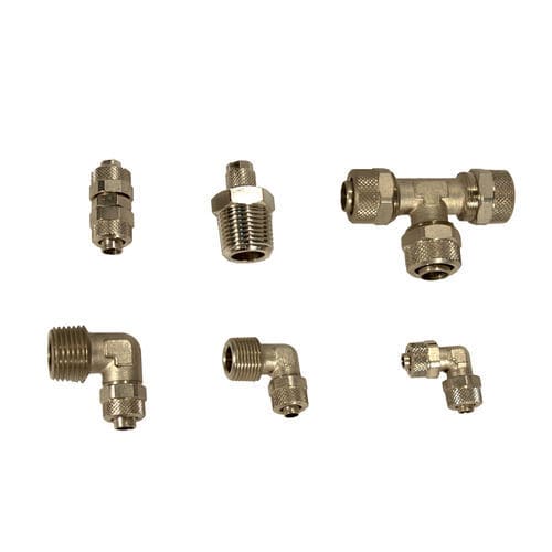 Raccord pneumatique - 301.06.1/8 - Redfluid SL - rapide / push-in / coudé à 90°