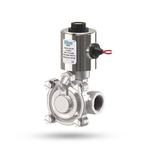 Électrovanne à diaphragme - PCN series  - UFLOW AUTOMATION - à commande assistée / 2 voies / NF