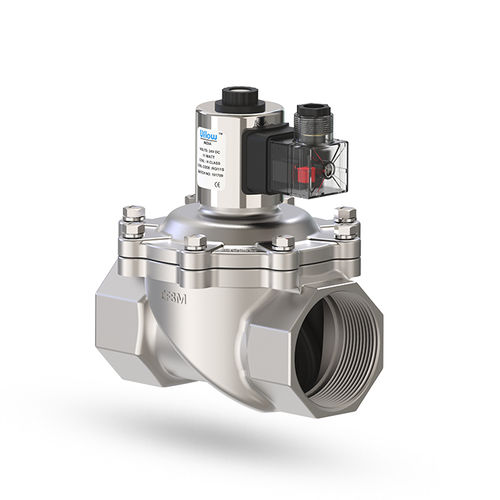 Électrovanne à diaphragme - MCN series - UFLOW AUTOMATION - à commande assistée / 2 voies / normalement ouverte
