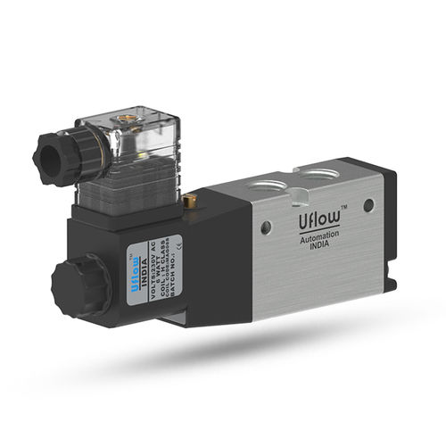 Distributeur pneumatique à tiroir - DCC series - UFLOW AUTOMATION - actionné pneumatiquement / 5/2 voies / compact