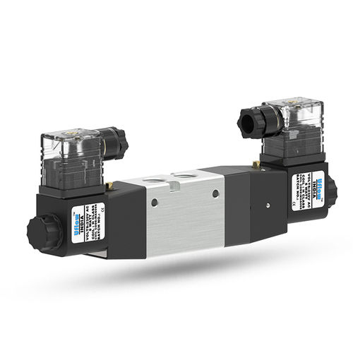 Distributeur pneumatique à tiroir - DCC series - UFLOW AUTOMATION - actionné pneumatiquement / 5/3 voies / en aluminium