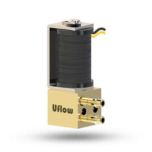 Électrovanne à commande assistée - PVL - UFLOW AUTOMATION - 2 voies / NF / air