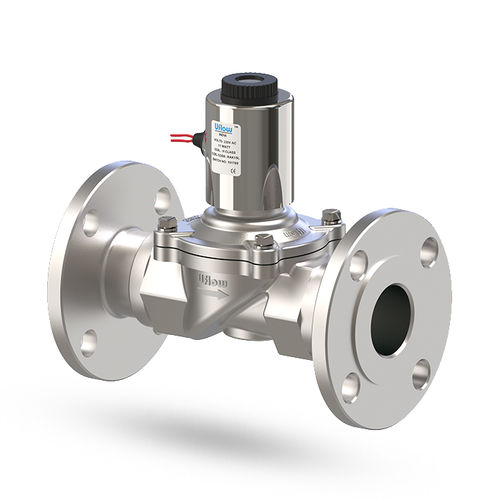 Électrovanne à commande assistée - MCN  - UFLOW AUTOMATION - 2 voies / NF / NO