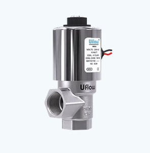 Électrovanne à commande directe - DAA-D2E100 - UFLOW AUTOMATION - 2 voies / NF / pour eau