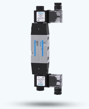 Distributeur pneumatique à tiroir - DCS - UFLOW AUTOMATION - actionné pneumatiquement / 5/2 voies / 3/2 voies