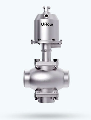 Vanne pneumatique - TCP-8Z - UFLOW AUTOMATION - pour l'eau / pour huile / pour produits chimiques
