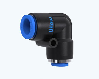 Raccord pneumatique - VO-240812 - UFLOW AUTOMATION - push-in / coudé à 90° / en plastique